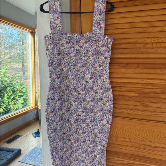 Petal & Pup Dresses & Skirts - Petal & Pup Purple Multicolor Midi Dress